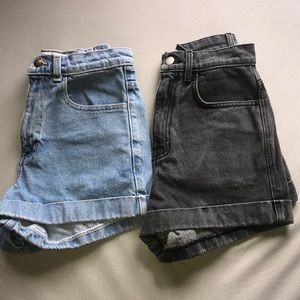 American Apparel High waisted shorts